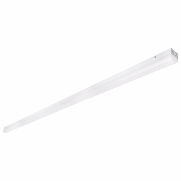 Nuvo 8 ft. LED, Linear Strip Light, Wattage and CCT Selectable, White Finish, Microwave Sensor 65/1702